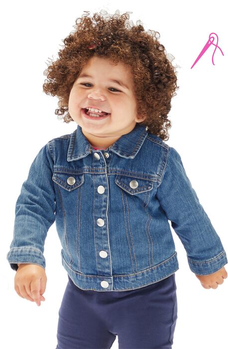 Embroidered Baby Denim Jacket