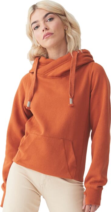 Cross Neck Hoodie