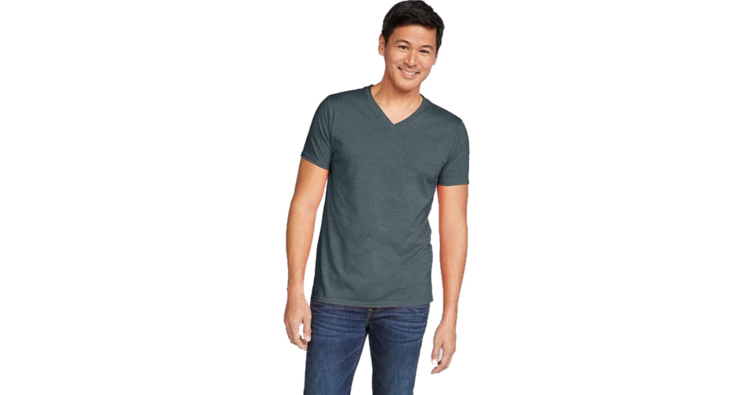 Unisex v Neck t shirt