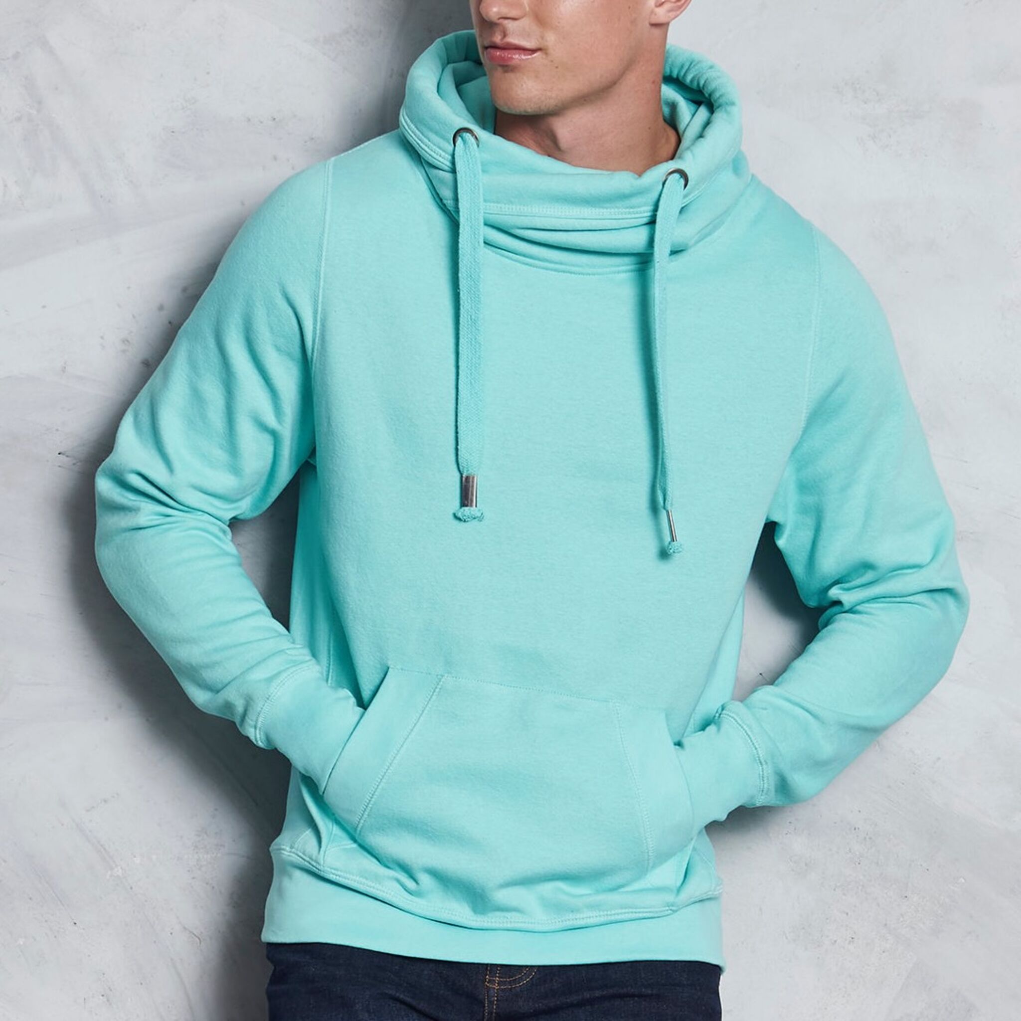 Cross Neck Back Hoodie 6