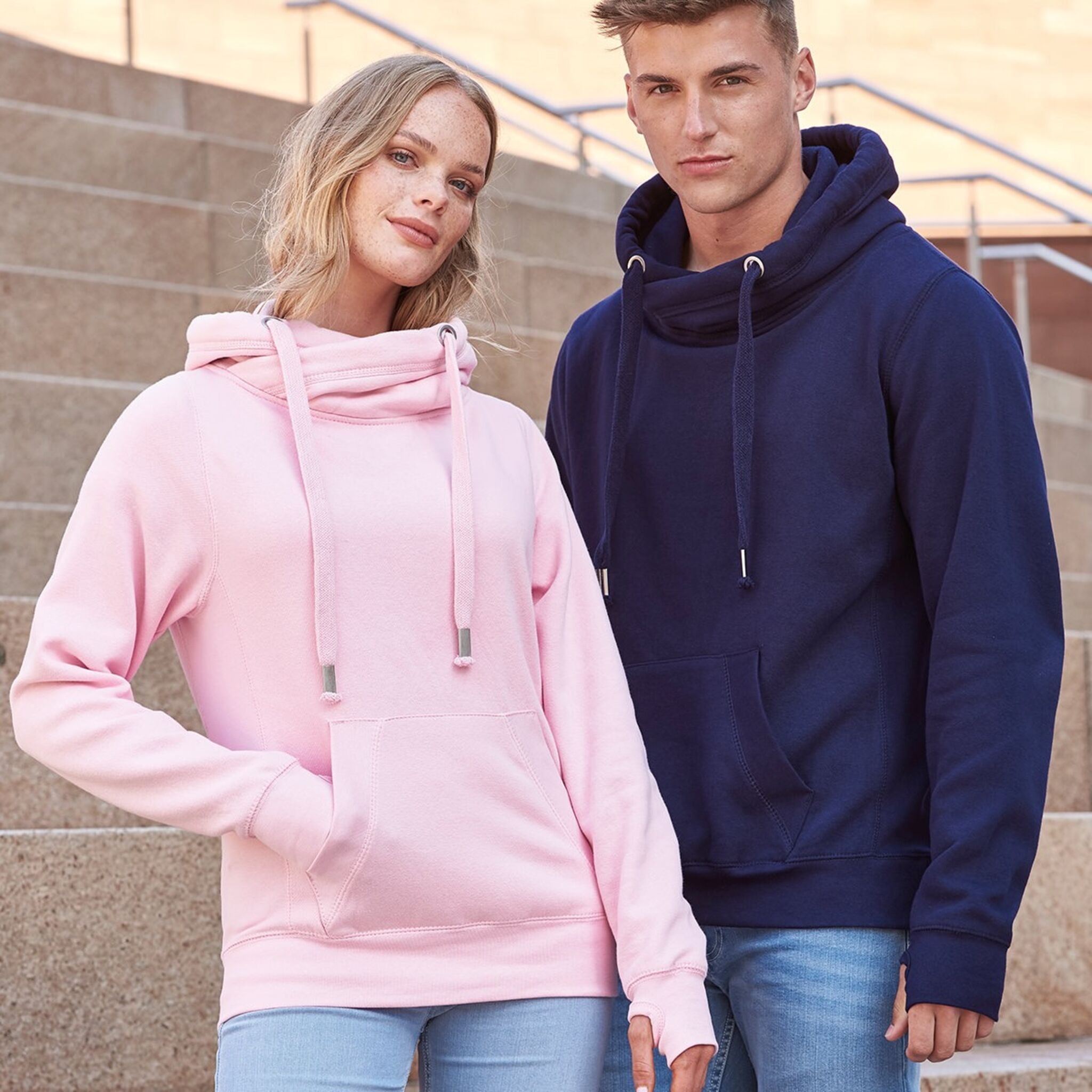 Cross Neck Back Hoodie2