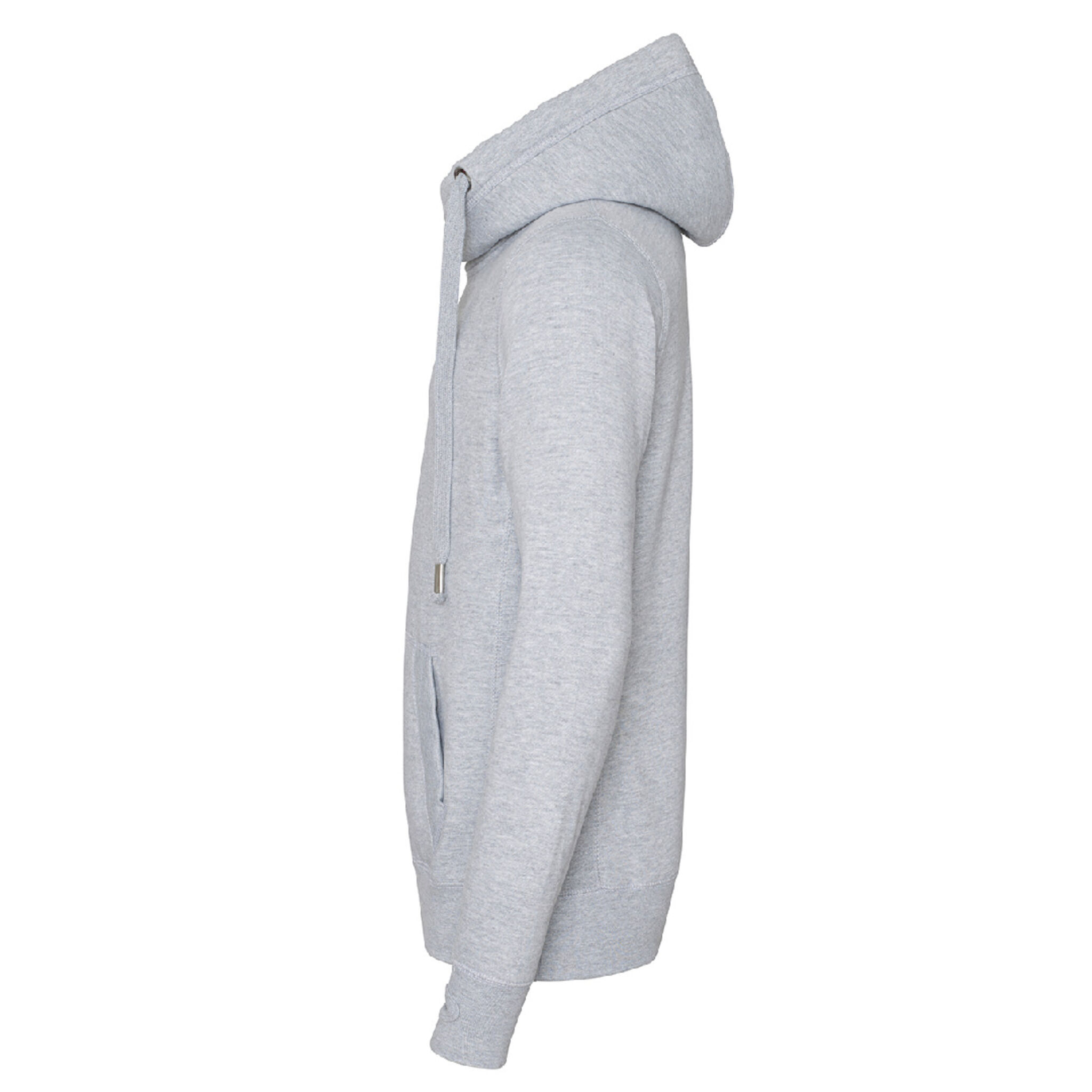cross neck hoodie side