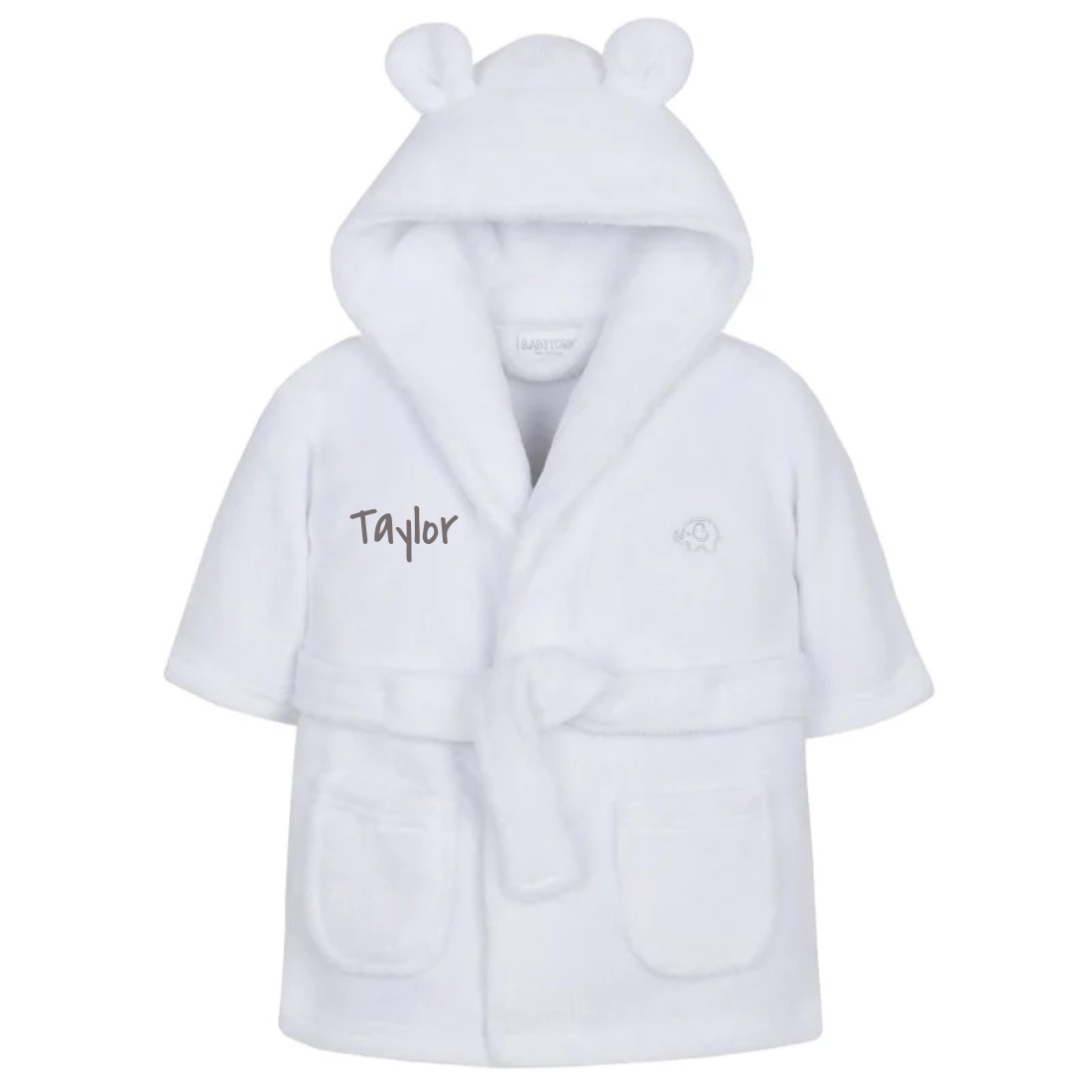 white babies dressing gown 2